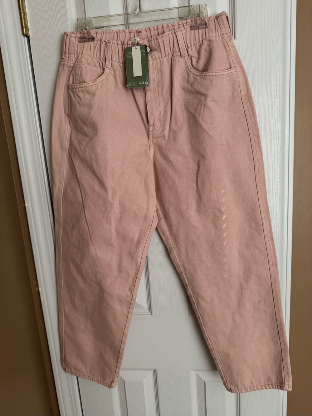 H&M Blush Pink Boyfriend Jeans